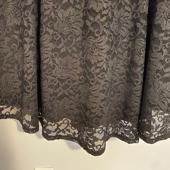 Torrid Black Dress with Gold Detailing - Picture 2 of 9